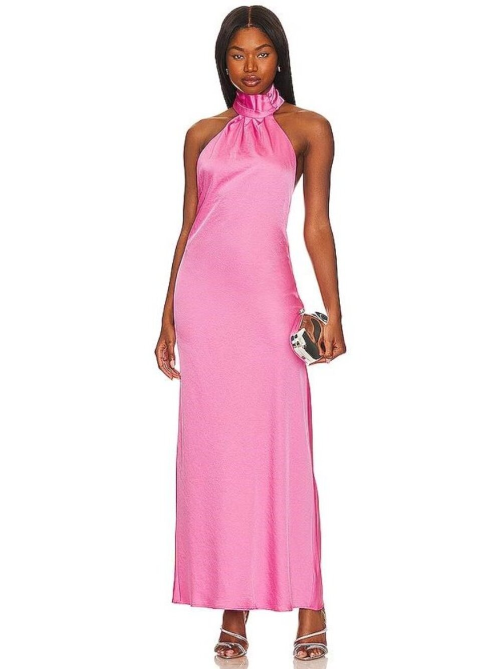 SIGNIFICANT OTHER Women's Darcy Backless Dress Size 4 in Pop Pink